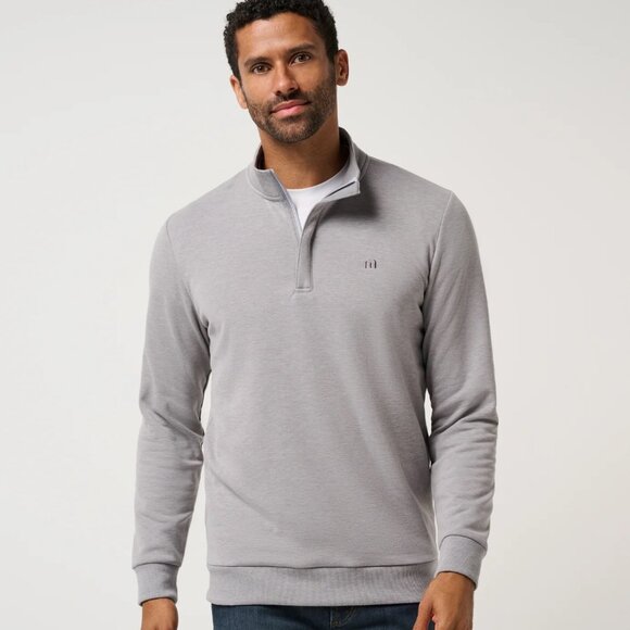 Travis Mathew Other - NWT Travis Mathew Cloud Quarter Zip 2.0 soft fleece pullover grey travismathew